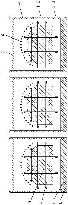 Construction method of caisson in underground space in building-intensive area