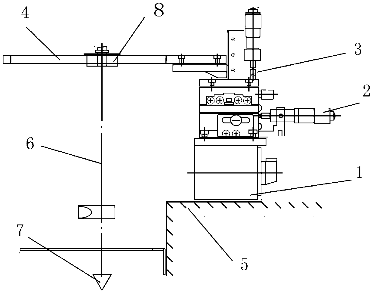 X-ray diffractometer suspension mercerizing well support and using method thereof