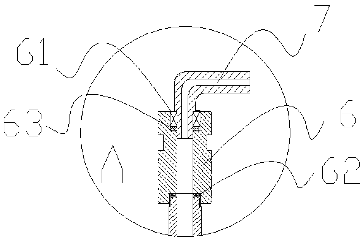 Integrated high-precision water passing motorized spindle structure