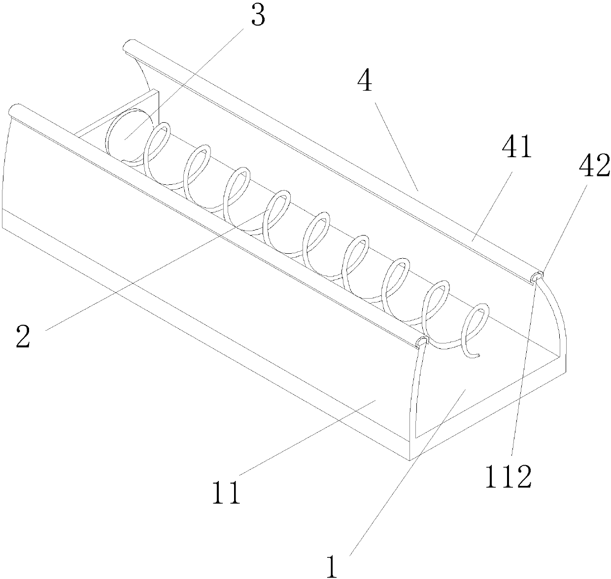 Spring type vending machine delivery mechanism