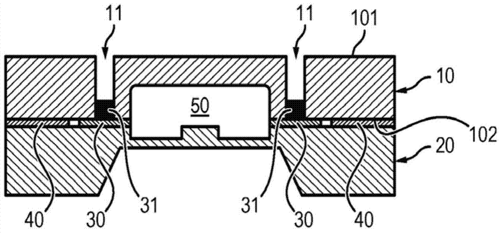 Method for producing a pressure sensor and corresponding sensor