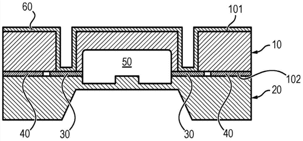 Method for producing a pressure sensor and corresponding sensor