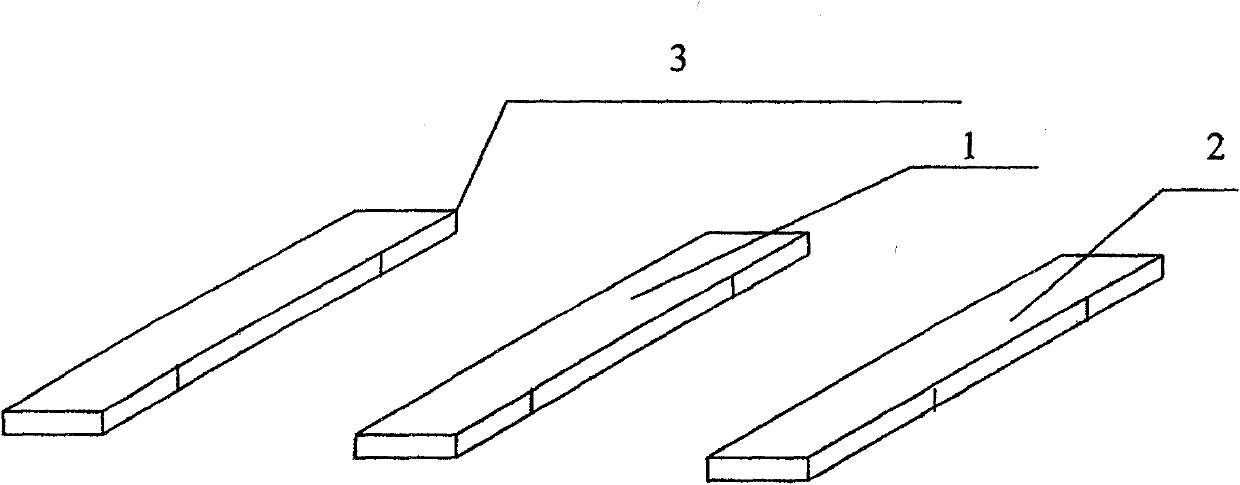 Wood composite floor and production method therefor