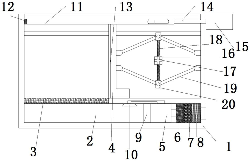 Rural environment-friendly garbage compression device