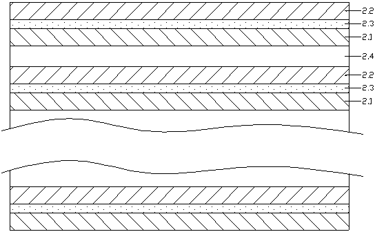 Thermal garment with lasting elasticity