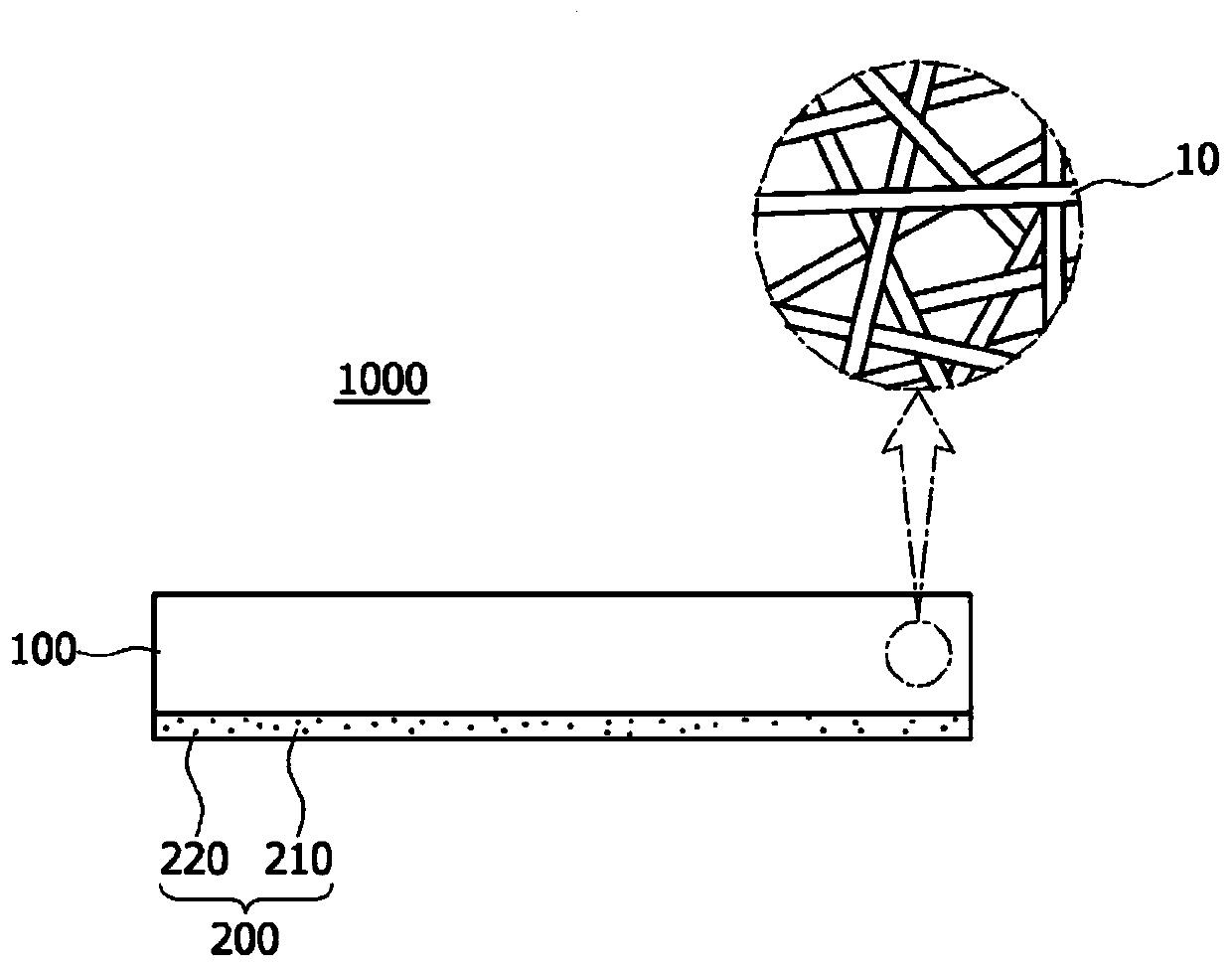 Flexible electromagnetic wave shielding material, electromagnetic wave shielding type circuit module comprising same and electronic device furnished with same