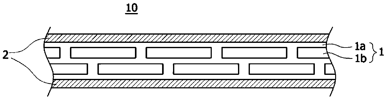 Flexible electromagnetic wave shielding material, electromagnetic wave shielding type circuit module comprising same and electronic device furnished with same