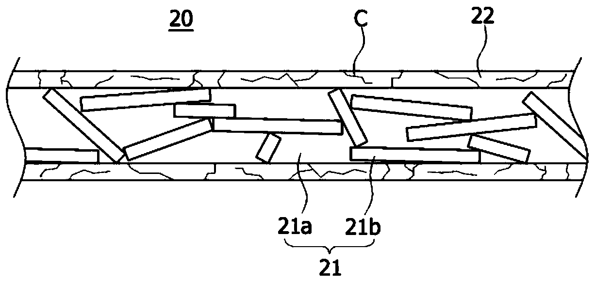 Flexible electromagnetic wave shielding material, electromagnetic wave shielding type circuit module comprising same and electronic device furnished with same