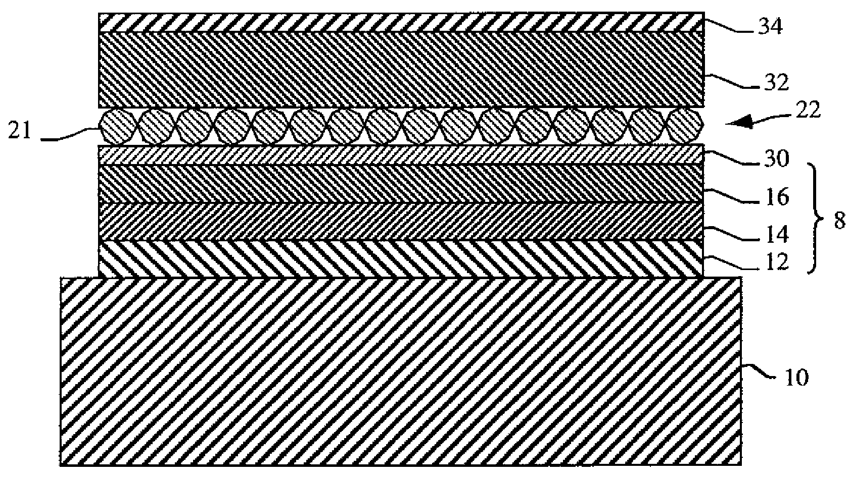 Light-emitting device having improved light output