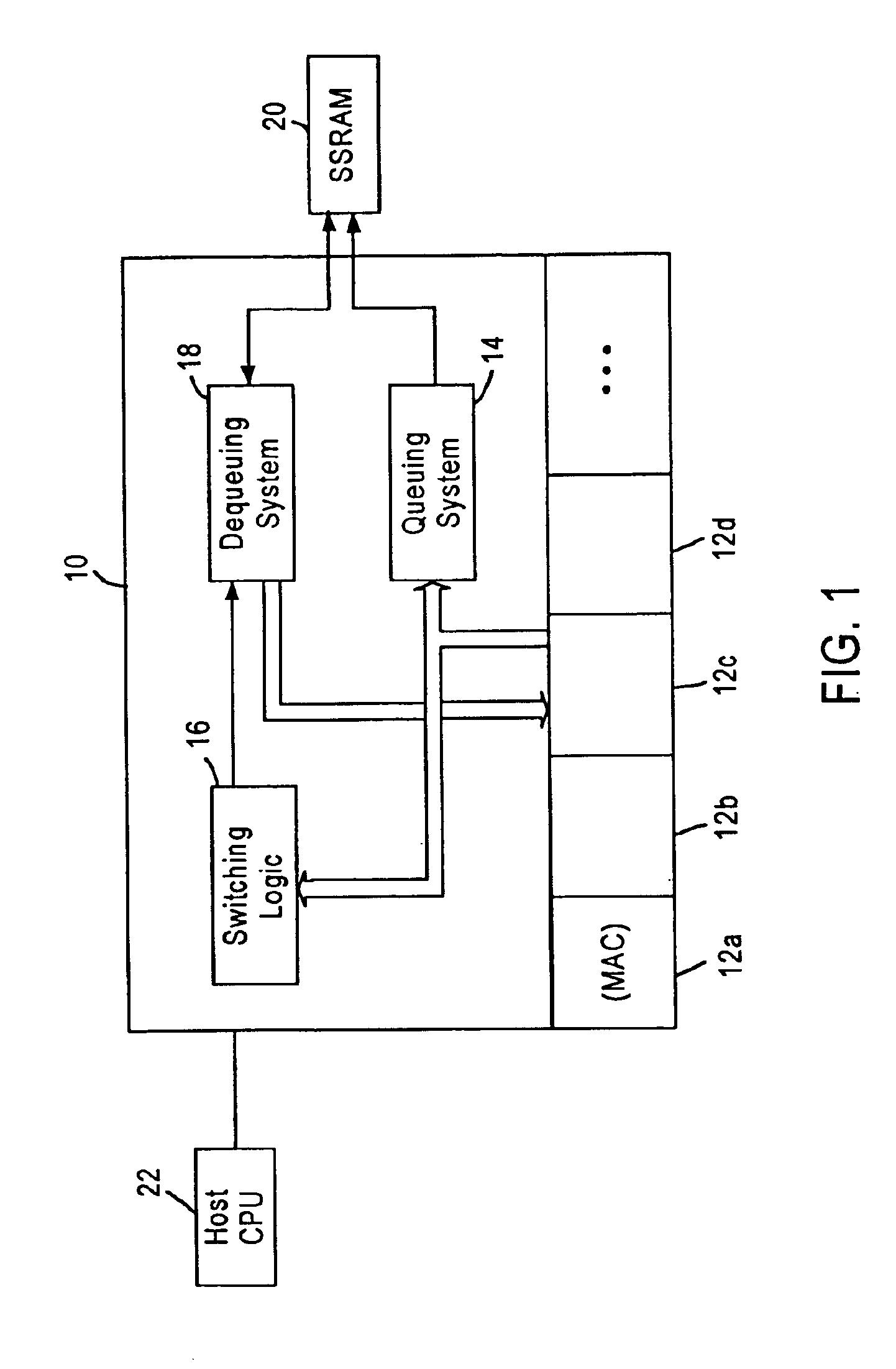 Weighted fair queuing approximation in a network switch using weighted round robin and token bucket filter