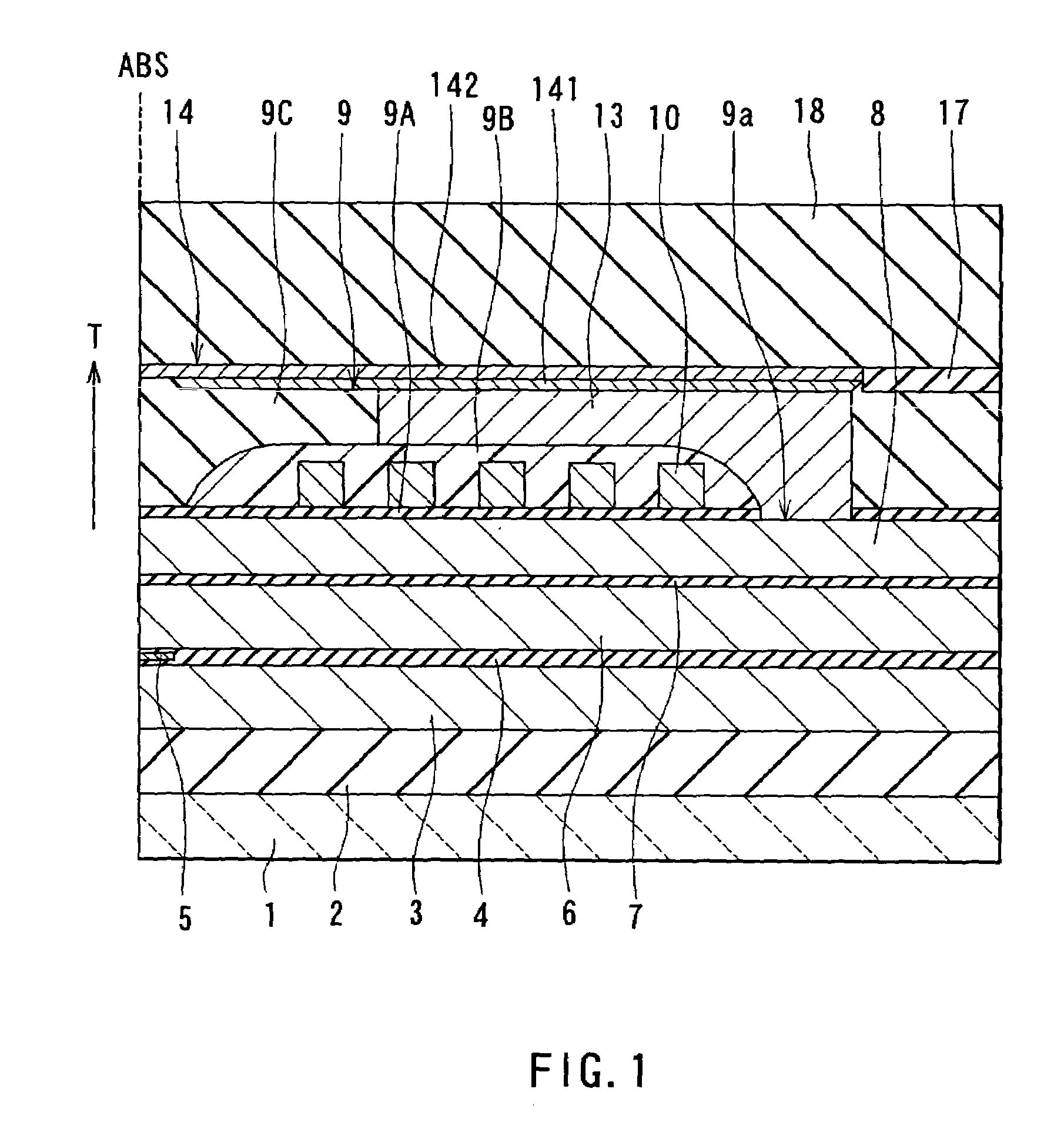 Magnetic head for vertical magnetic recording including main pole layer having varying width and thickness, head gimbal assembly, and hard disk drive