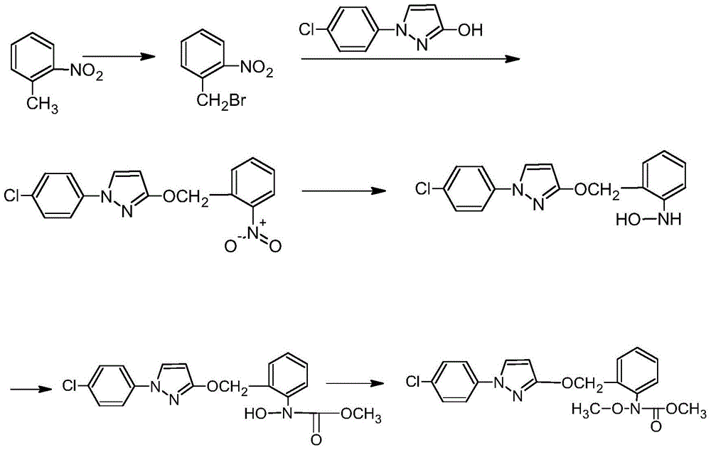 A kind of production method of o-methylphenyl hydroxylamine