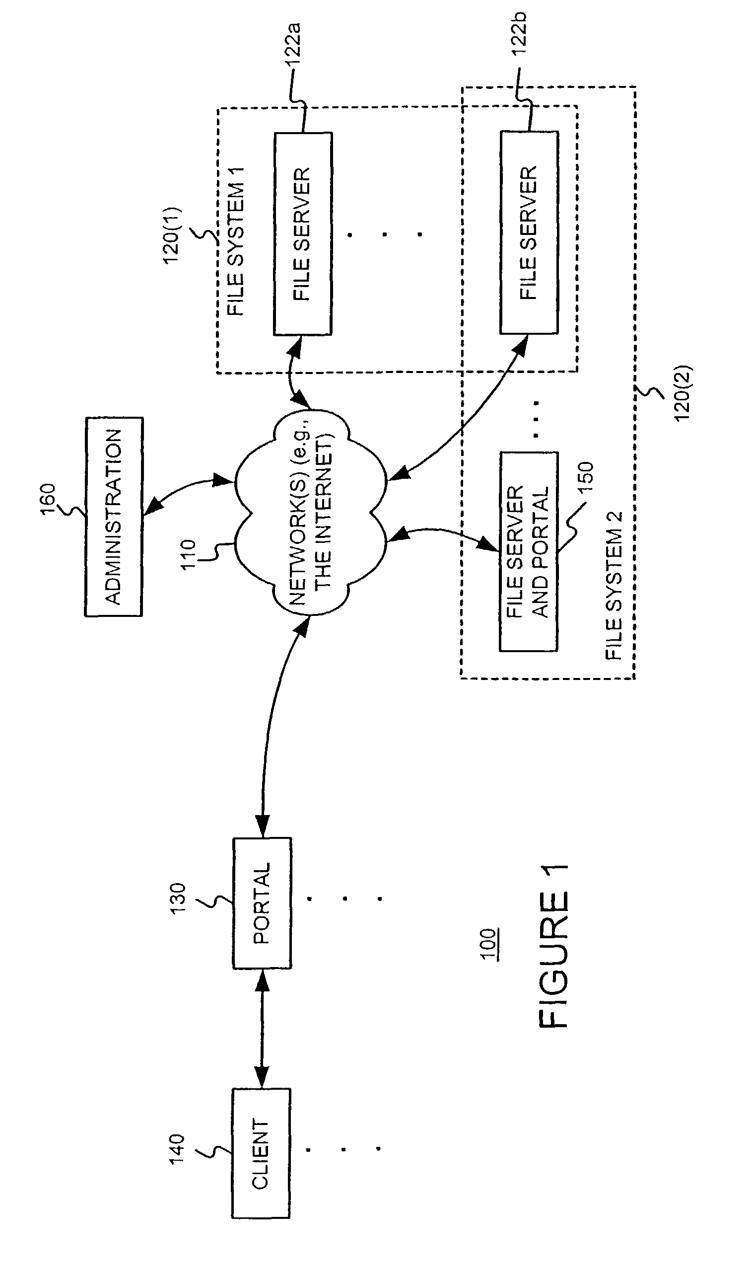 Independent data access in a segmented file system