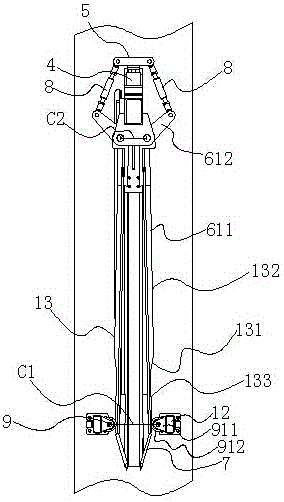 Rapid stripping device, stripping equipment and stripping method for metal layer of cathode plate