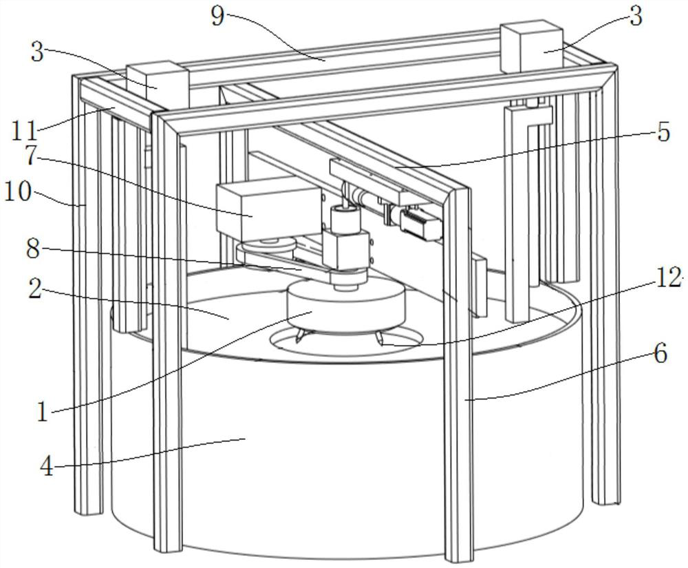 A centrifugal electrospinning device with compression function