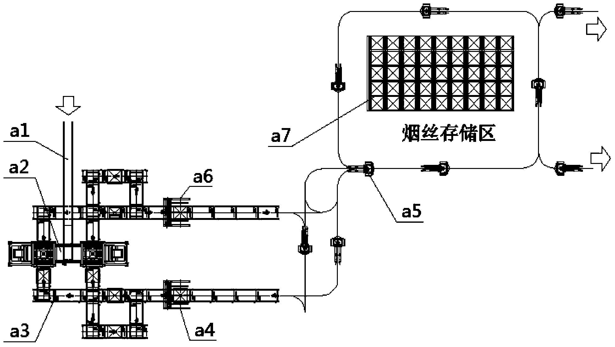 Solid cut tobacco dense storage and transportation system and method