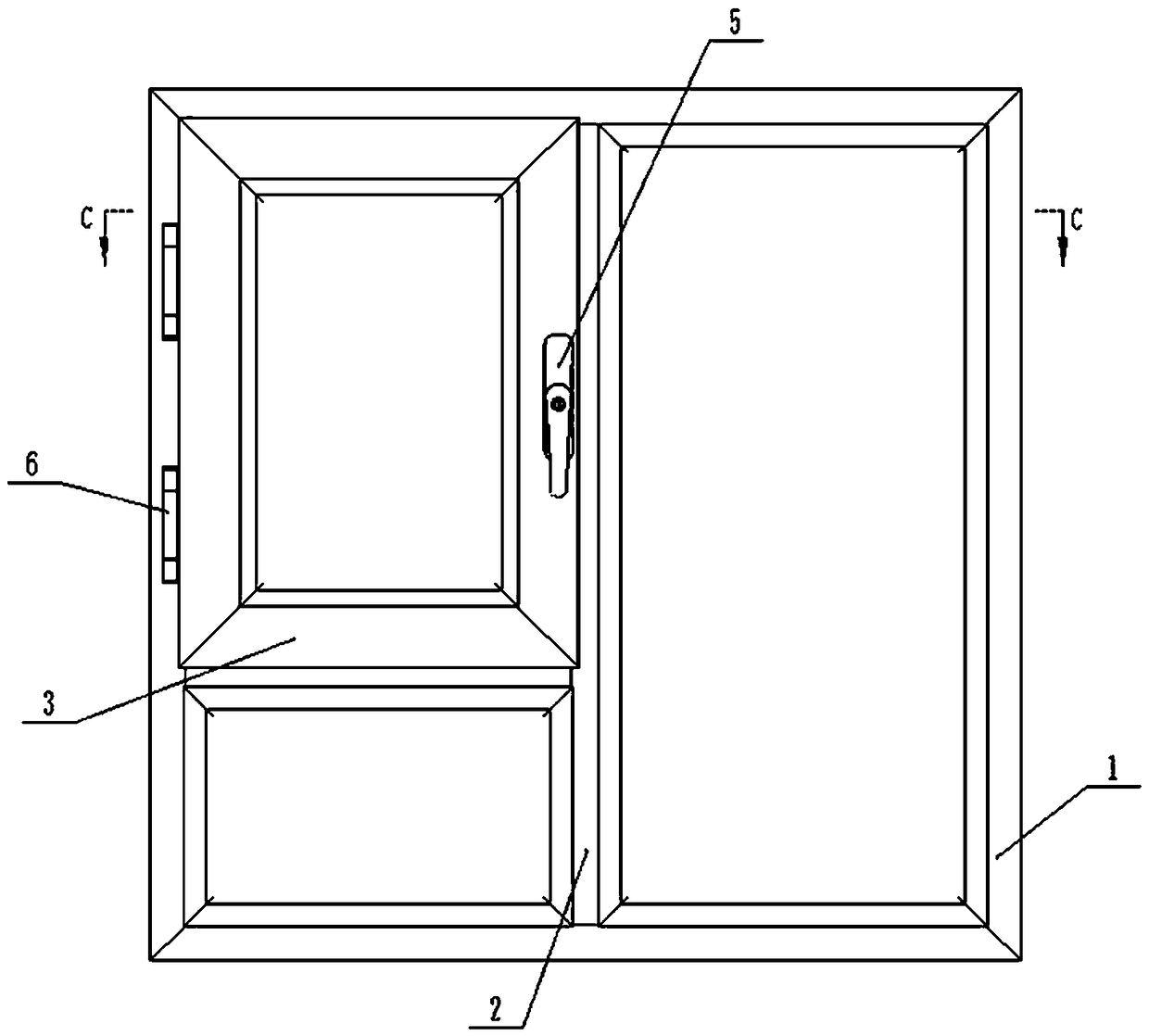 A multifunctional steel door and window system and a method for making window frames and sash frames in the system