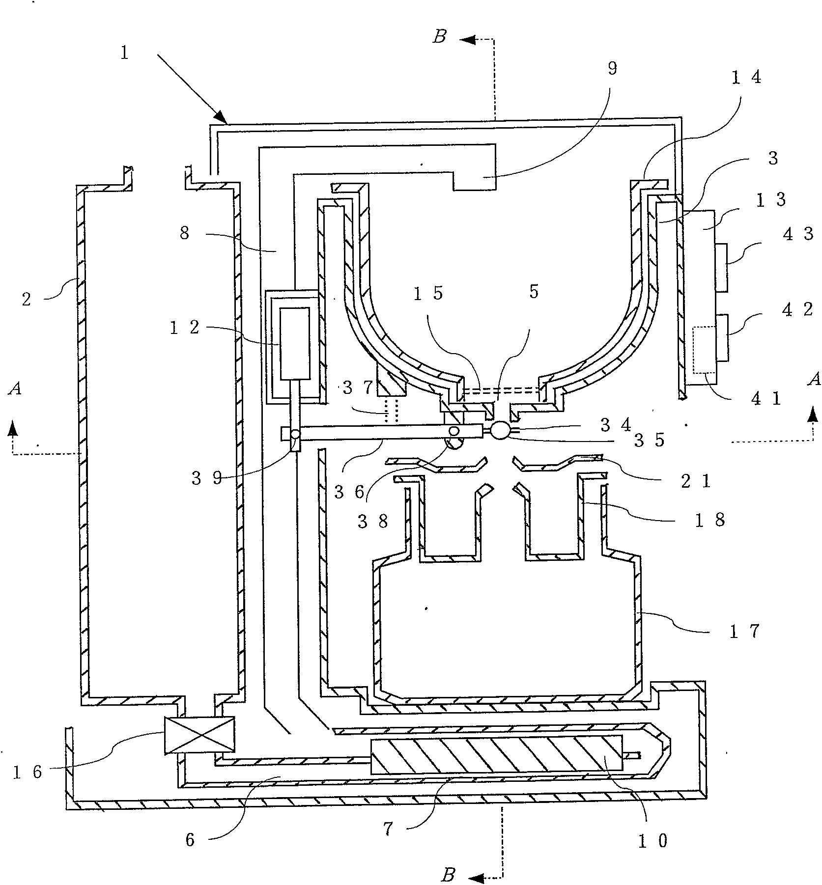 Beverage pouring and boiling device