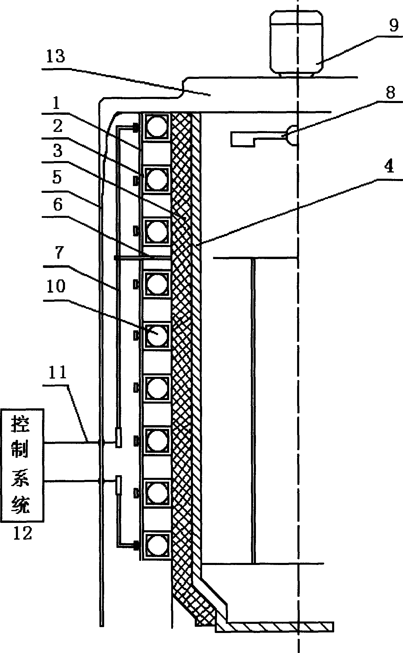 Intermediate frequency inductive carburizing furnace