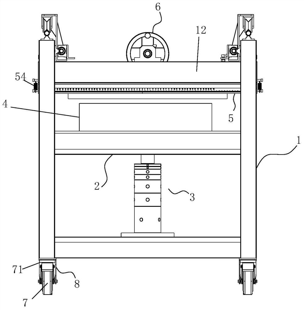 Active powder concrete cover plate detection device