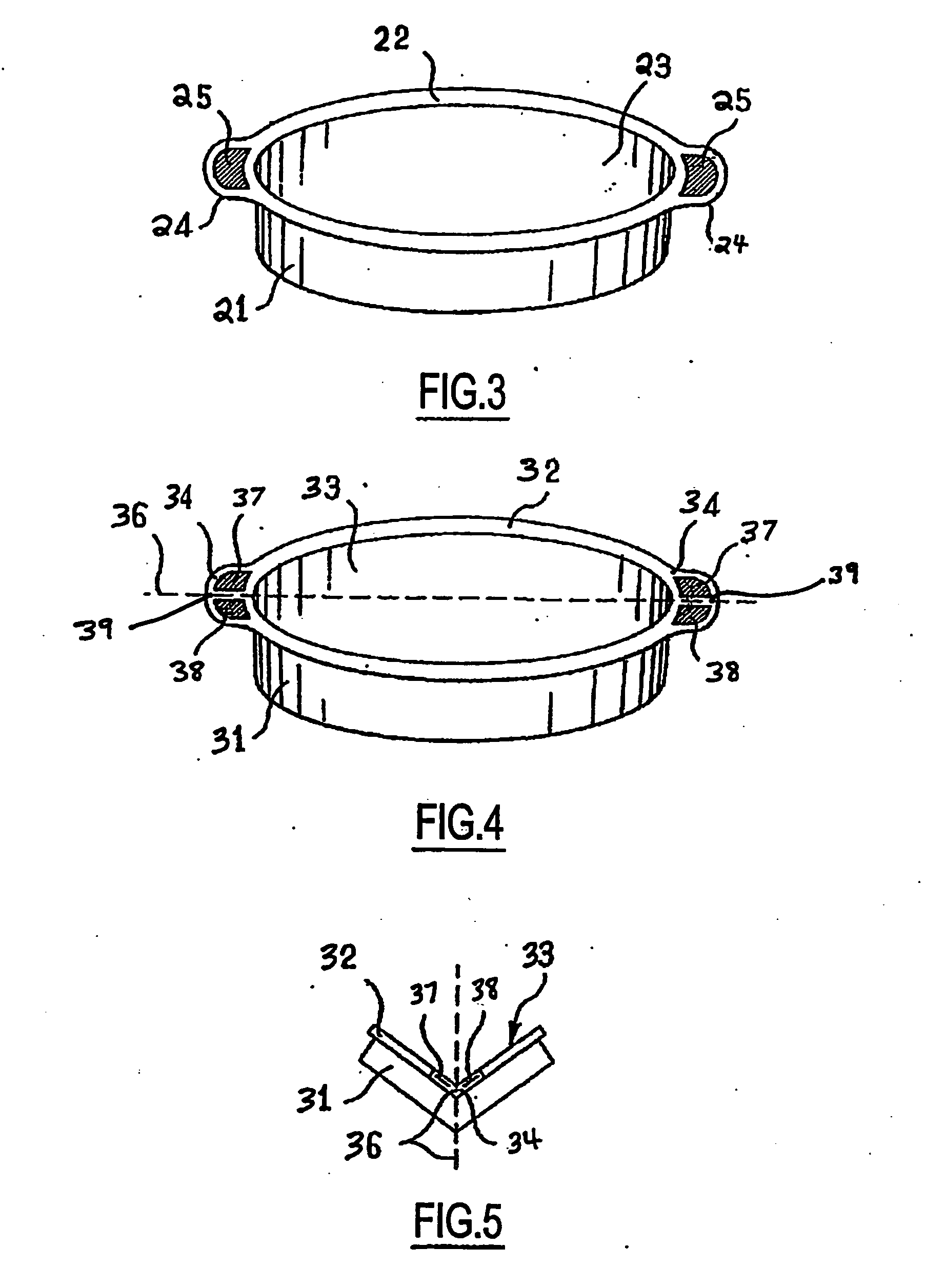 Flexible mold with grasping handles
