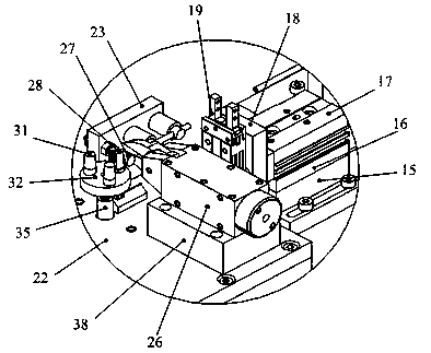 Automatic winding device for aluminum wire of molten steel sampler