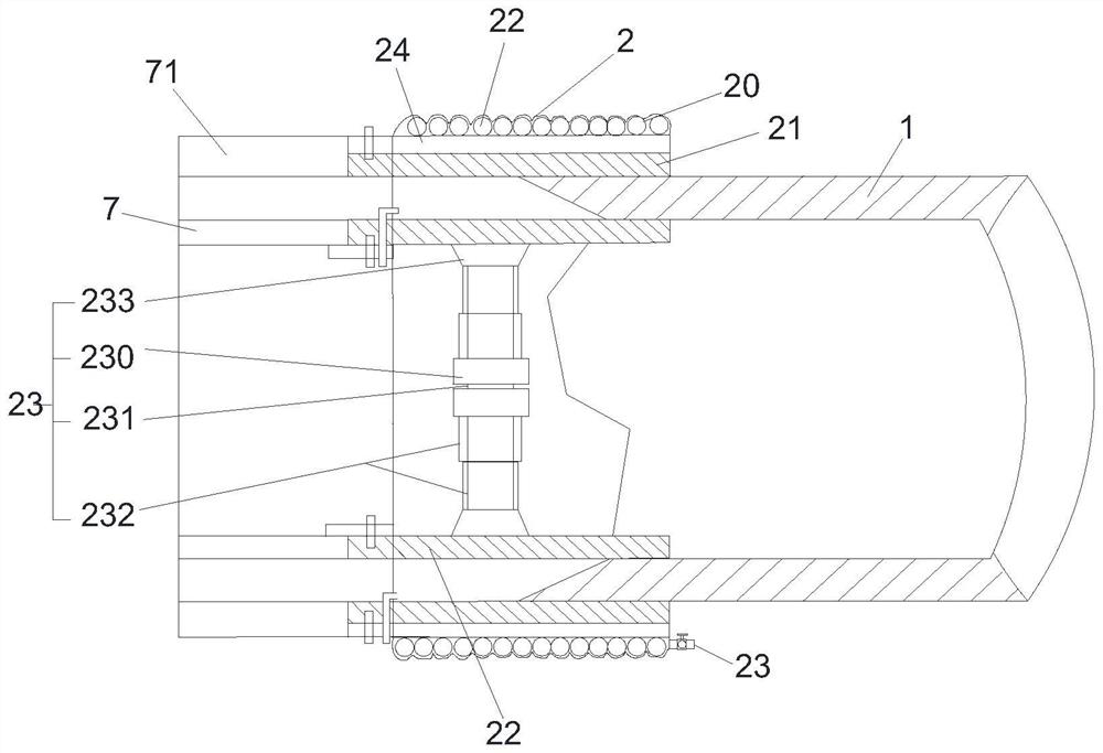 Water supply and drainage pipe head connecting mold, method, product and preparation method