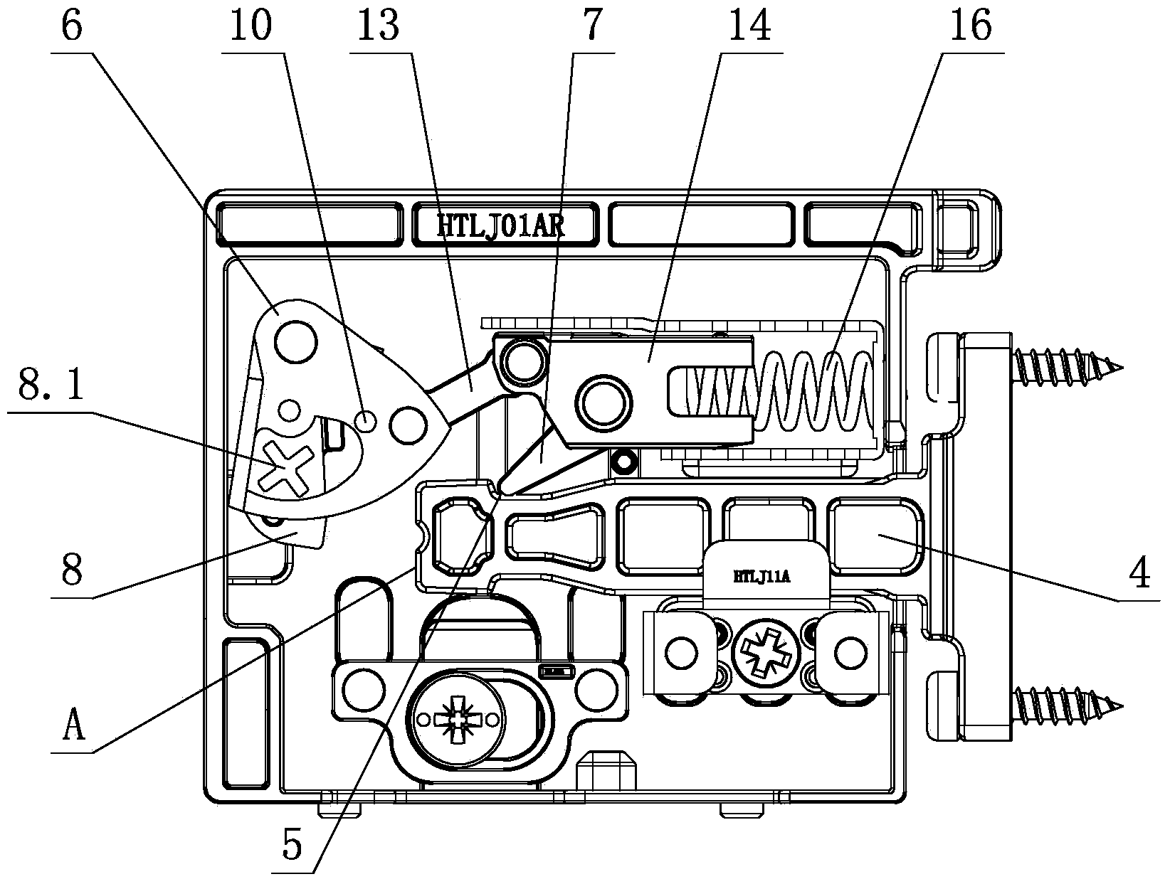 Locking and separating structure for front face plate of drawer