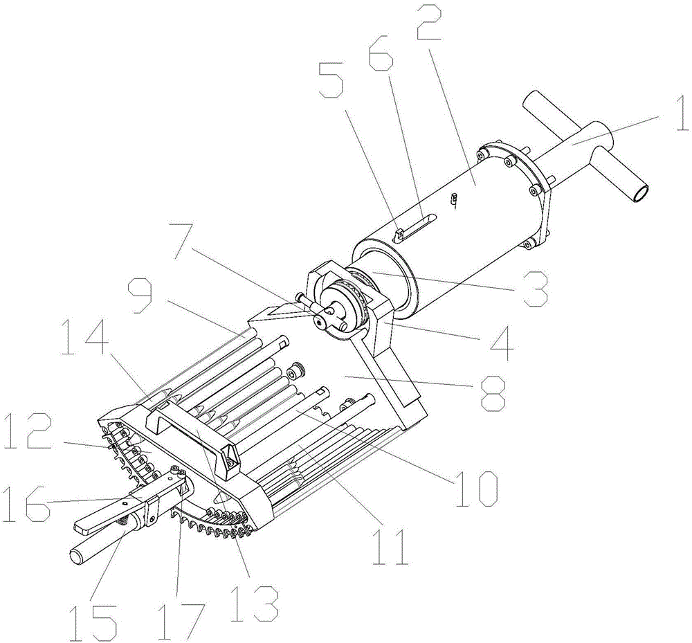 Die assembly of pull-in coil inserting machine