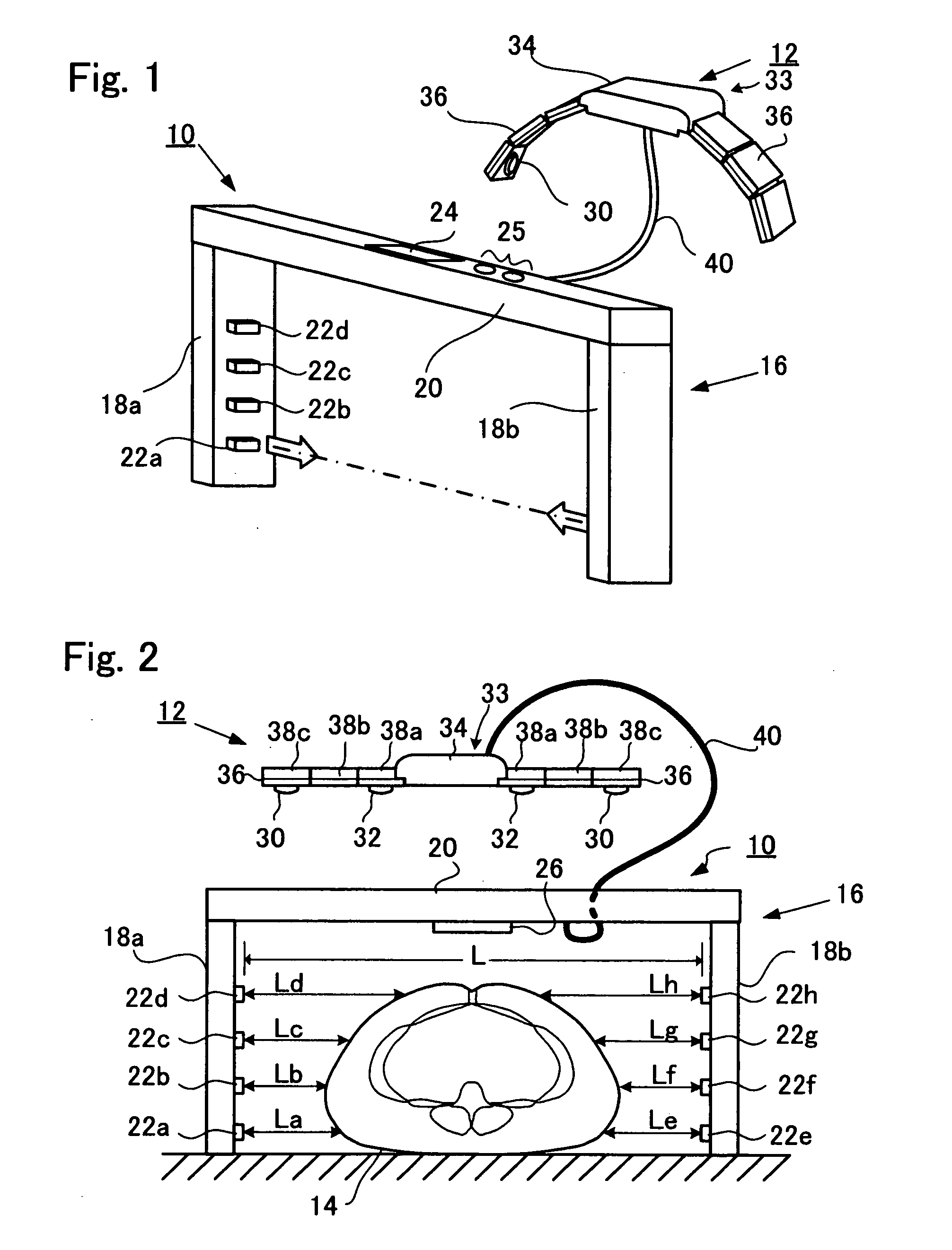Abdominal impedance measurement apparatus