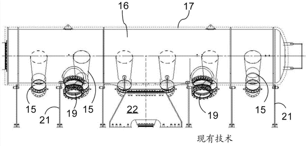 Large TWO-STROKE INTERNAL COMBUSTION ENGINE AND EXHAUST GAS RECEIVER FOR LARGE TWO-STROKE INTERNAL COMBUSTION ENGINE