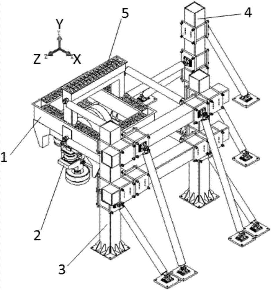 Counterweight loading vehicle of simulating single-axle straddle-type monorail half vehicle body