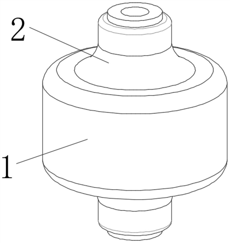 Torsional vibration isolator for ship propulsion shafting