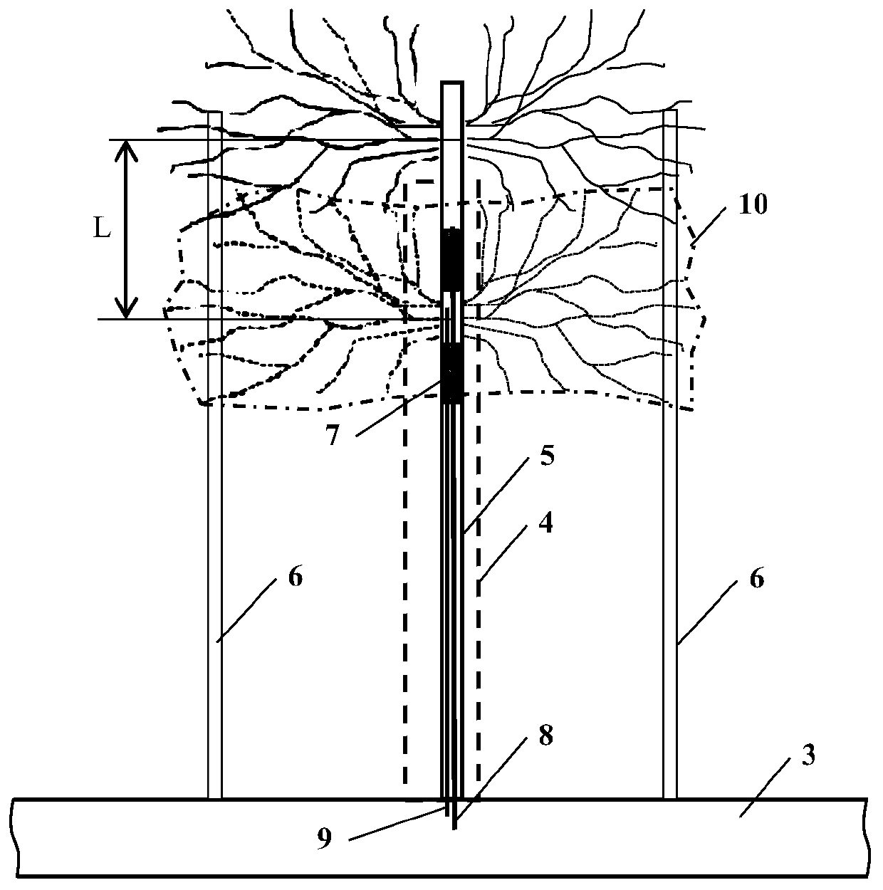 High-efficiency drainage of coal roadway strip gas and regional outburst elimination method by segmental fracturing with long boreholes along the floor