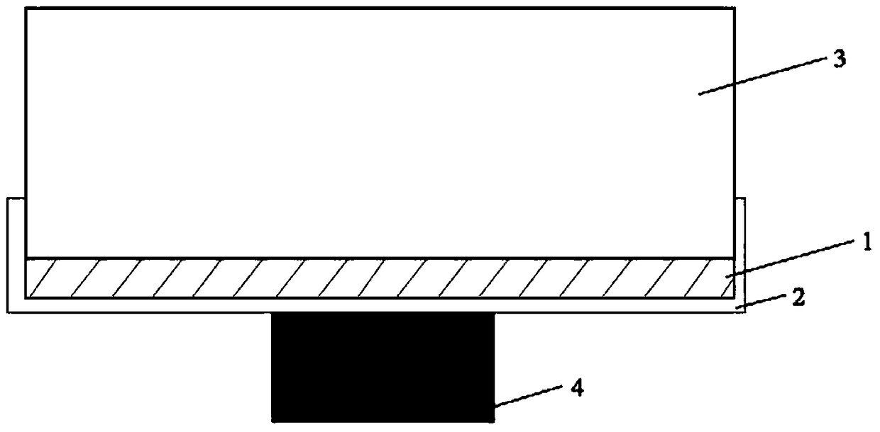 A thermal interface material for chip detection and its preparation method