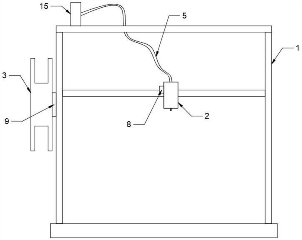 Automatic material returning device of 3D printer for children