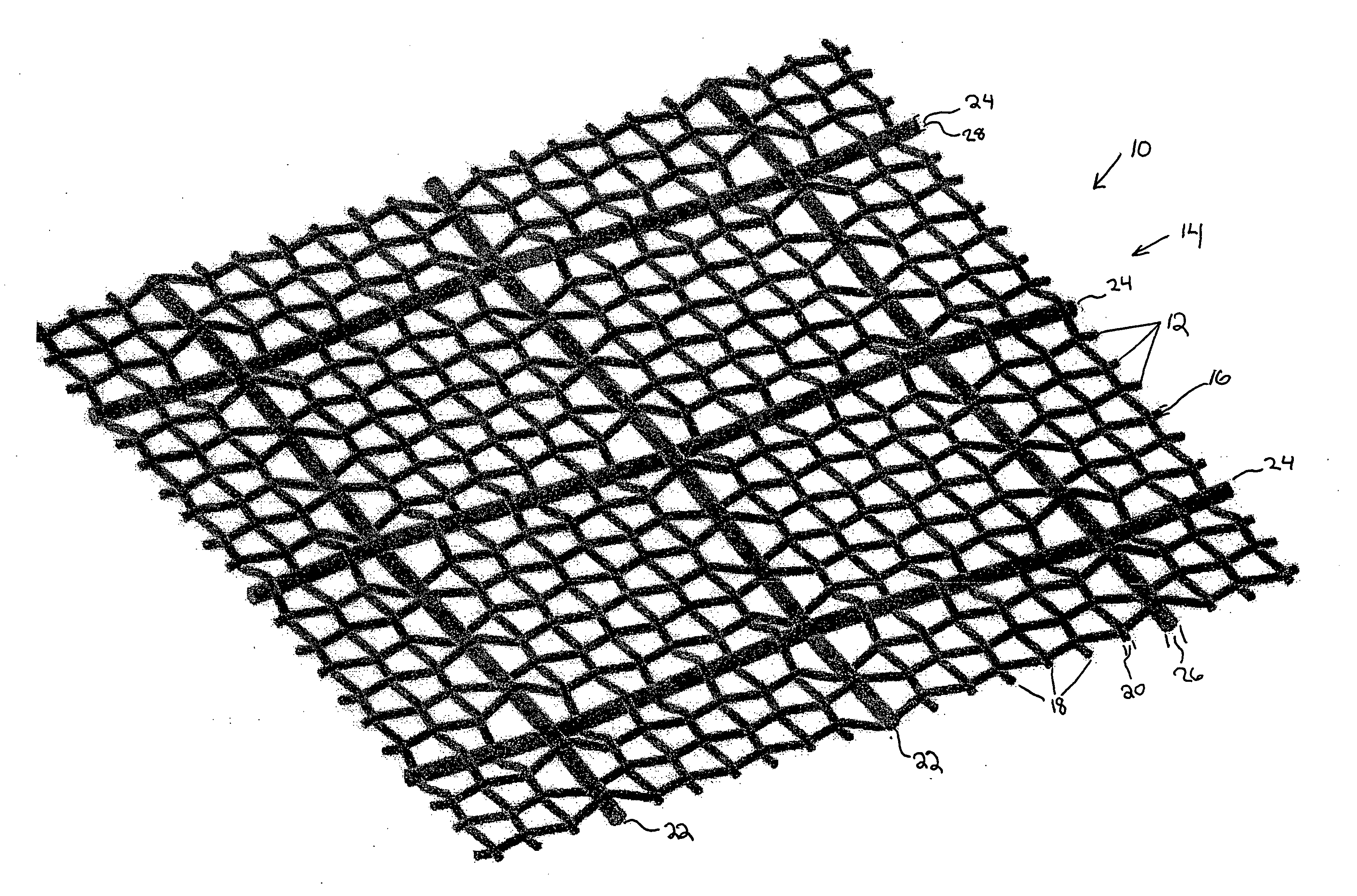 Multidiameter wire cloth