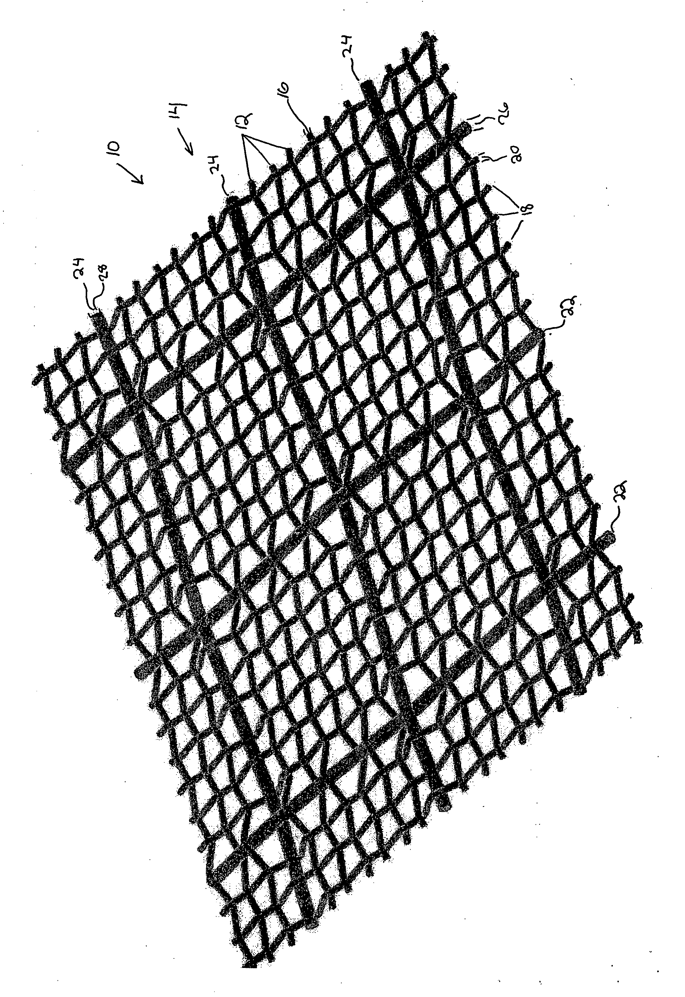 Multidiameter wire cloth