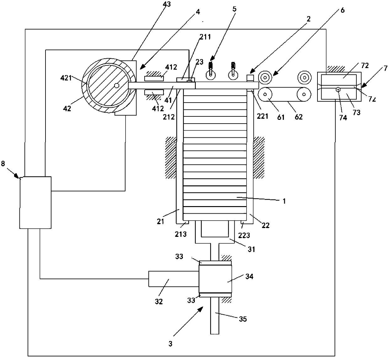 Card sending device