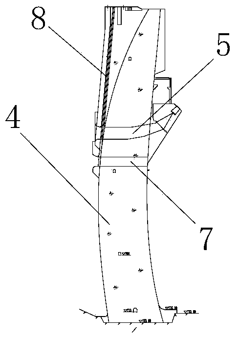 Diversion tunnel sequential blocking method for realizing continuous stream of down stream of high arch dam in storage period