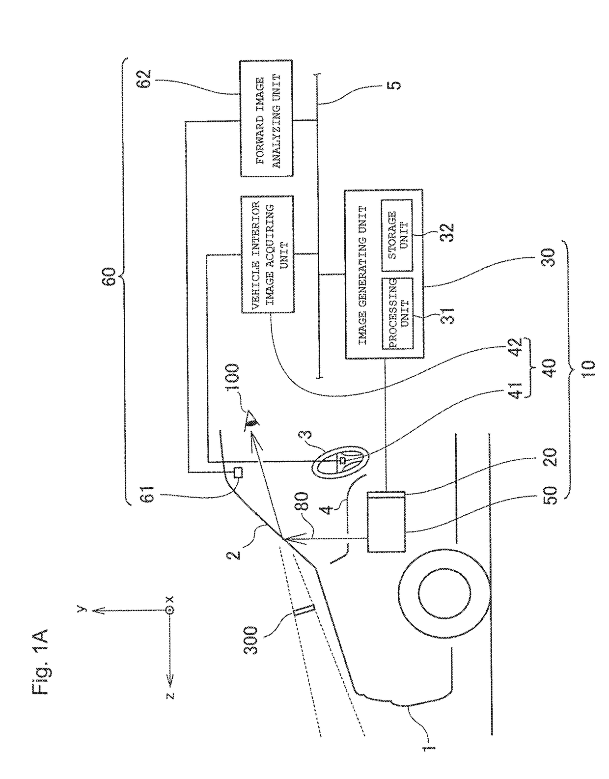 Vehicle display device