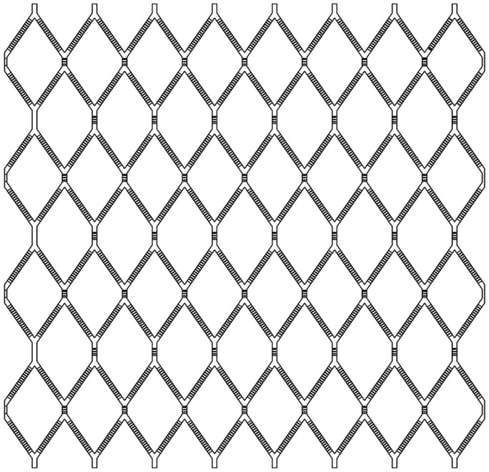 Microtextured arterial vascular stent and preparation device and method thereof