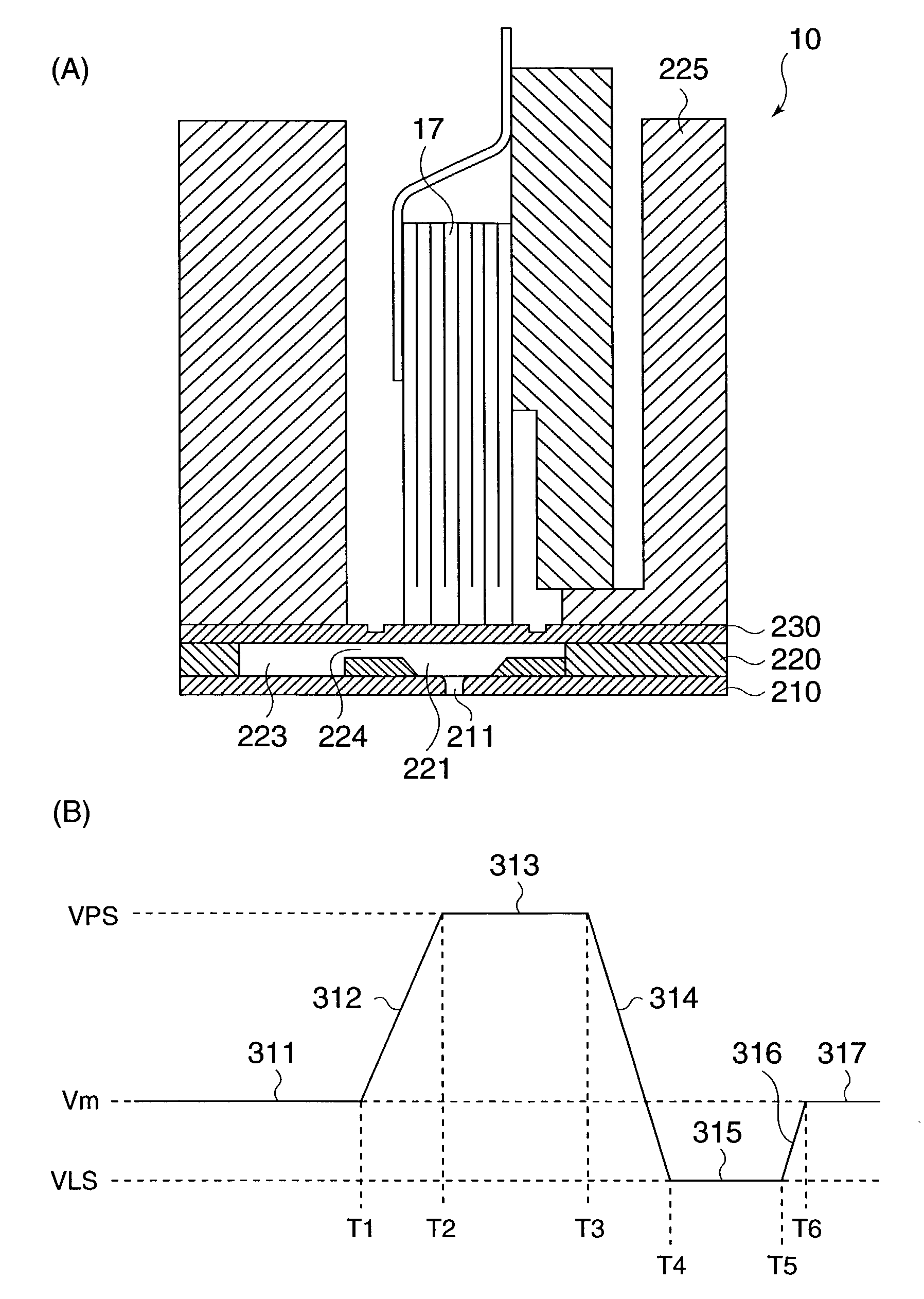 Discharge device, control method thereof, discharge method, method for manufacturing microlens array, and method for manufacturing electrooptic device