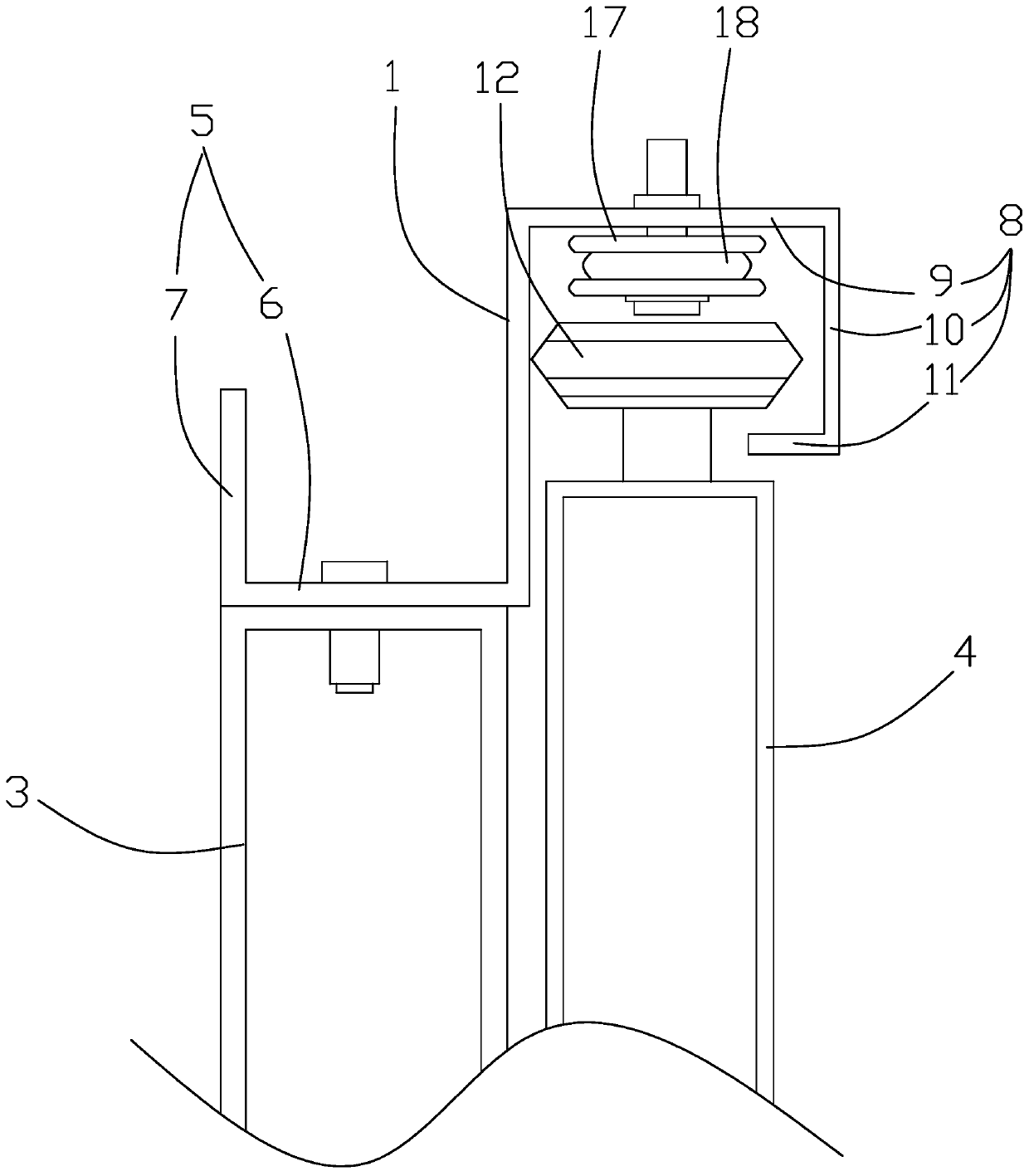 Elevator landing door system