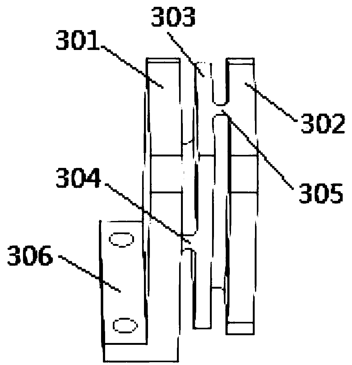 Precision mirror frame based on a flexible hinge
