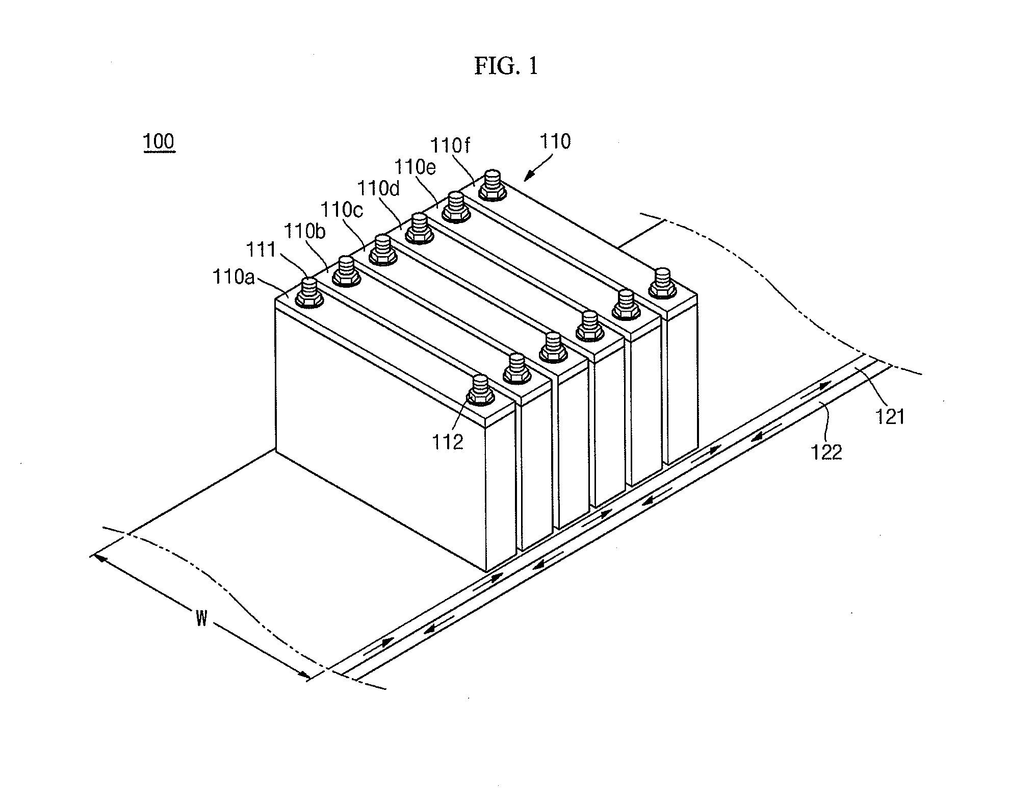 Battery pack and cooling system for a battery pack
