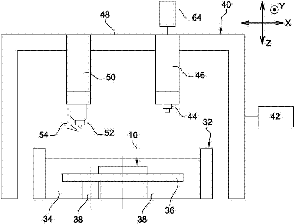 Electrode and facility for chamfering the corners of a metal workpiece