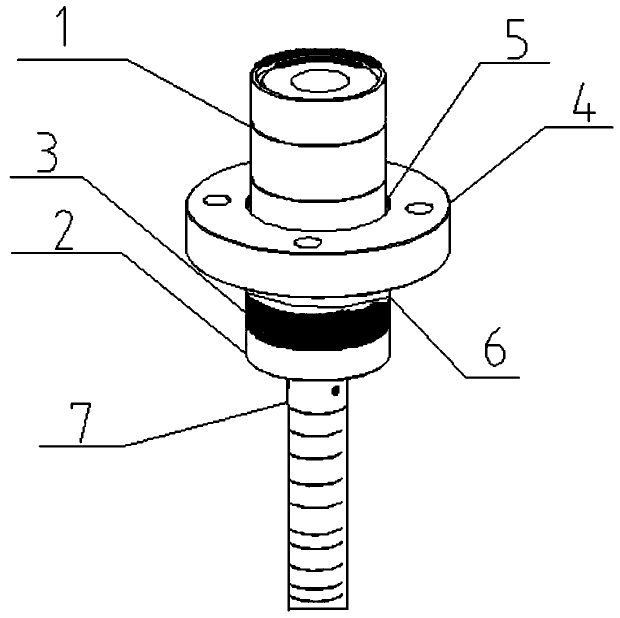 Collecting lens adjusting structure applied to digital pathological section scanner