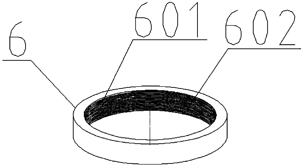 Collecting lens adjusting structure applied to digital pathological section scanner