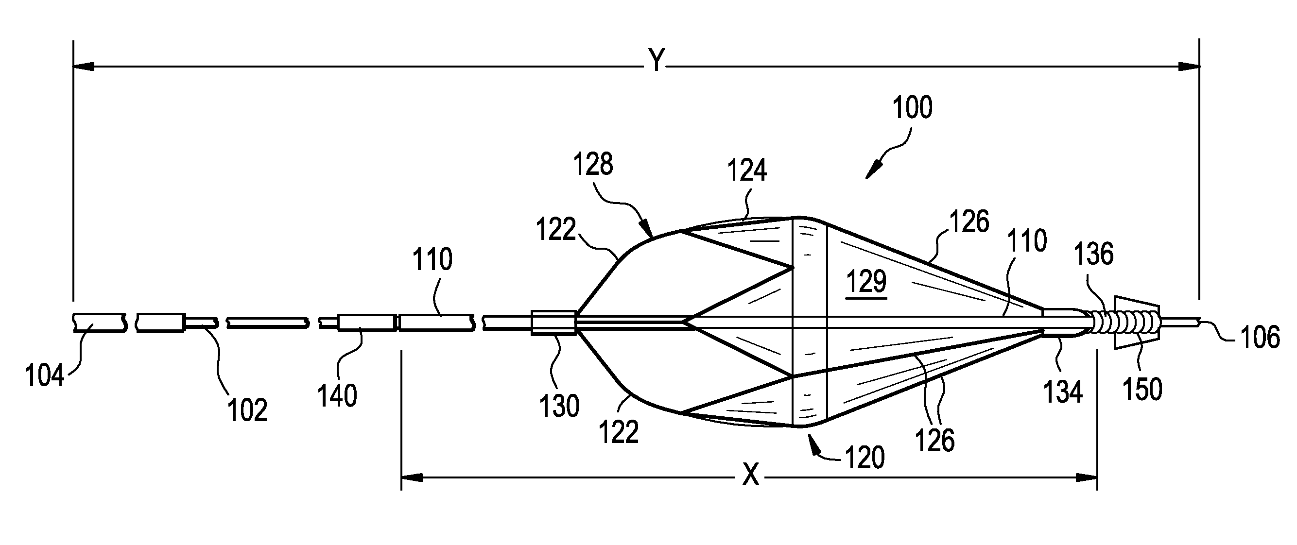 Embolic protection device having a filter frame with integral distal strain relief